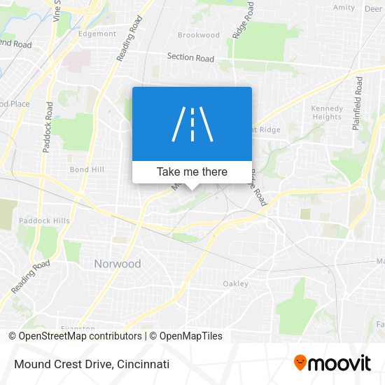 Mound Crest Drive map