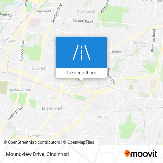 Moundview Drive map