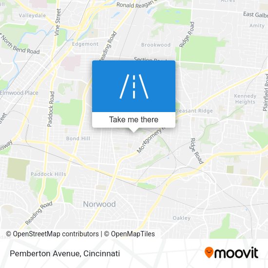 Pemberton Avenue map