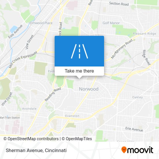 Mapa de Sherman Avenue