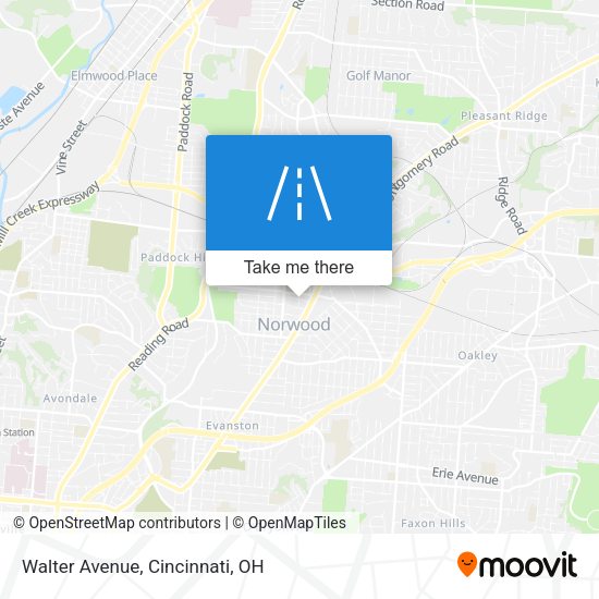 Mapa de Walter Avenue