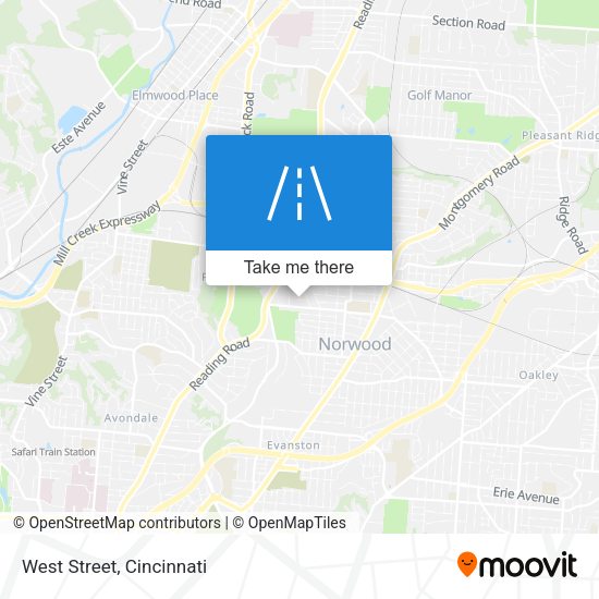 Mapa de West Street