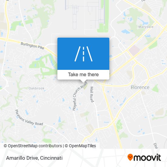 Amarillo Drive map