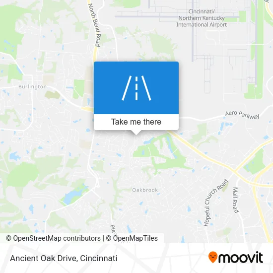 Ancient Oak Drive map