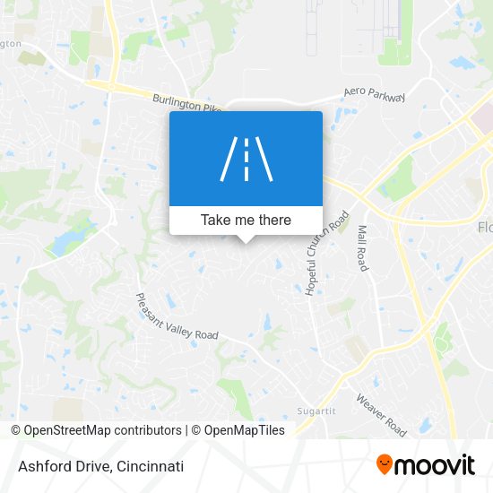 Mapa de Ashford Drive