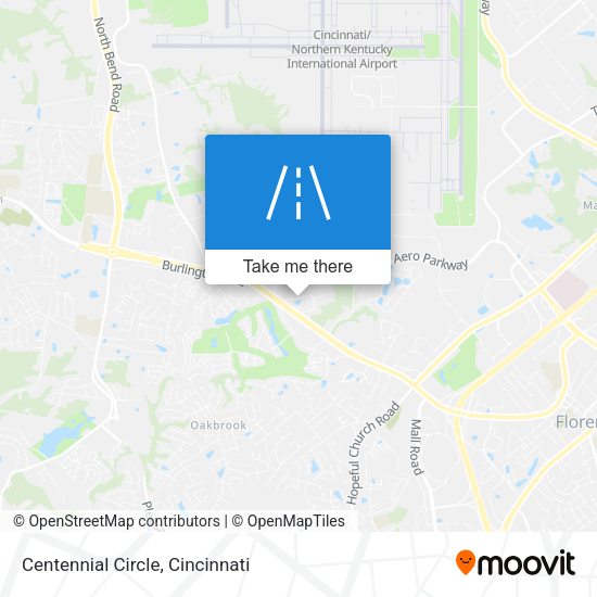 Mapa de Centennial Circle