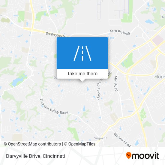 Mapa de Darvyville Drive