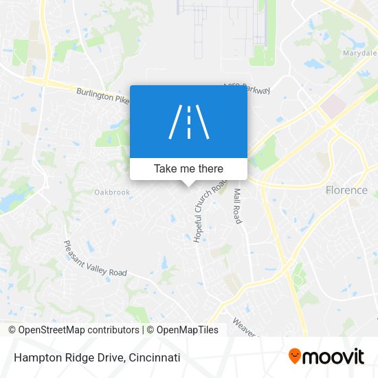Hampton Ridge Drive map