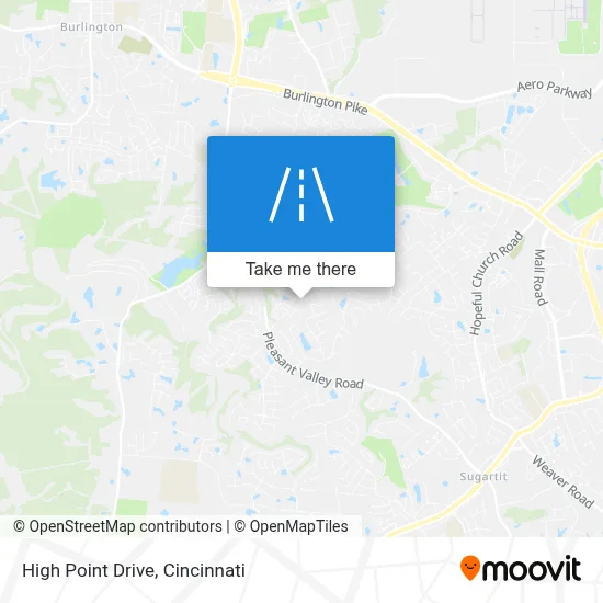 High Point Drive map