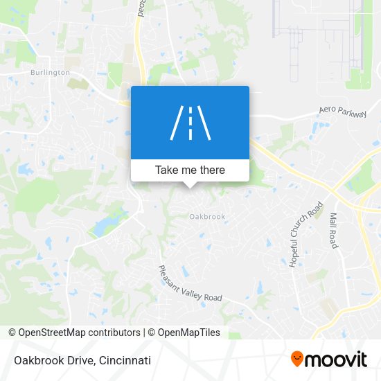 Mapa de Oakbrook Drive