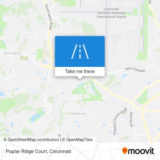 Poplar Ridge Court map