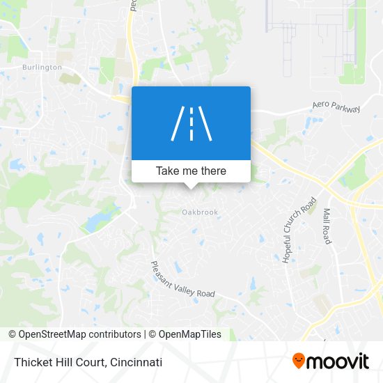 Mapa de Thicket Hill Court