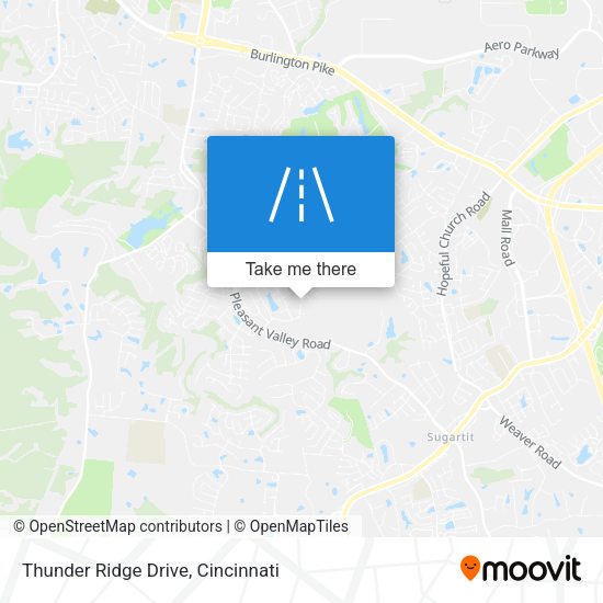 Thunder Ridge Drive map