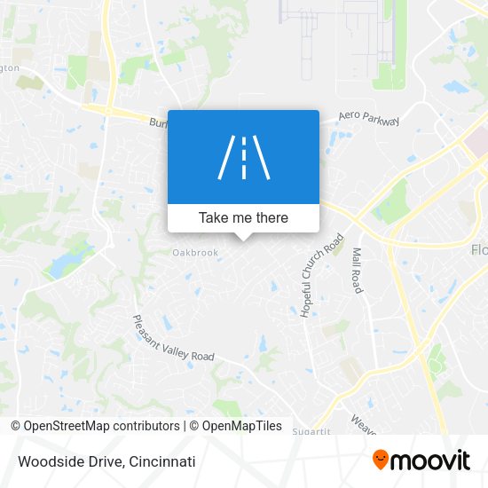 Mapa de Woodside Drive
