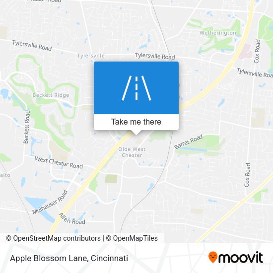 Apple Blossom Lane map