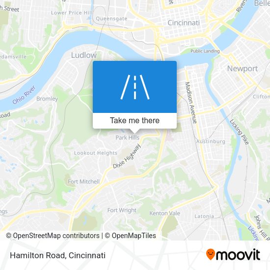Mapa de Hamilton Road