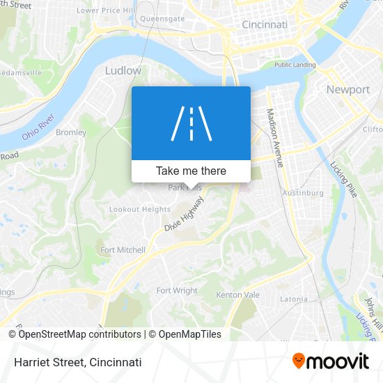 Mapa de Harriet Street