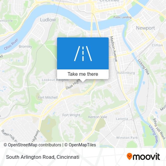 Mapa de South Arlington Road