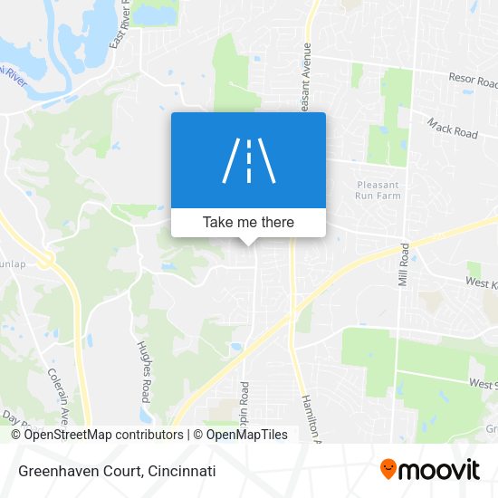 Greenhaven Court map