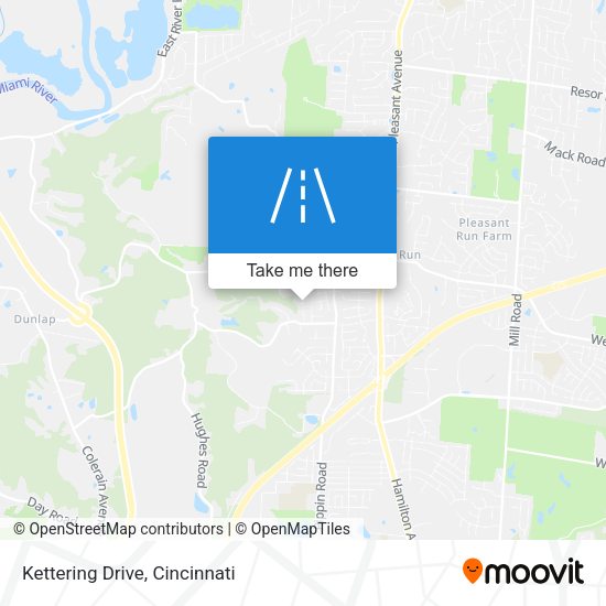 Kettering Drive map