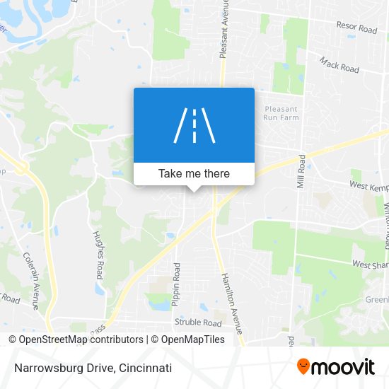 Mapa de Narrowsburg Drive