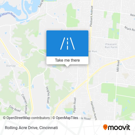 Rolling Acre Drive map