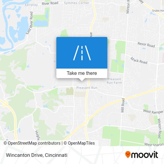 Mapa de Wincanton Drive