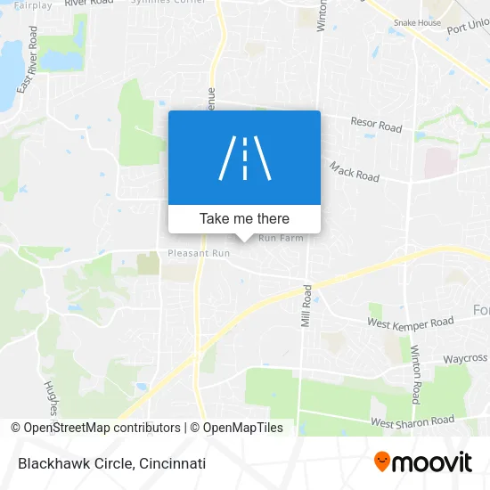 Blackhawk Circle map