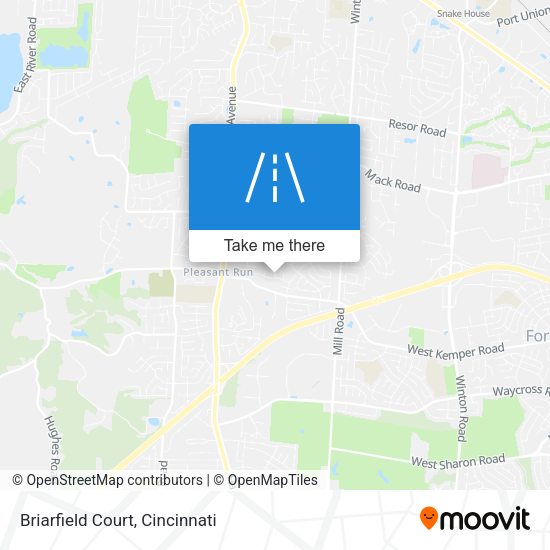 Briarfield Court map