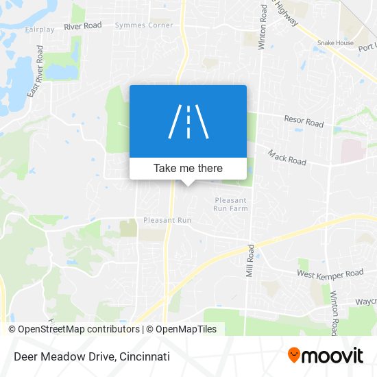 Deer Meadow Drive map