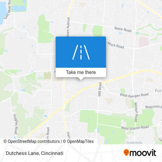 Mapa de Dutchess Lane