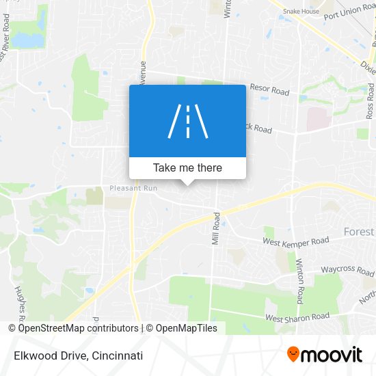 Elkwood Drive map