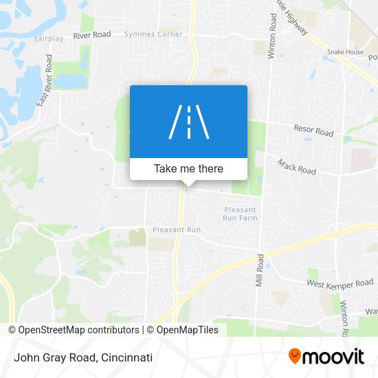 Mapa de John Gray Road