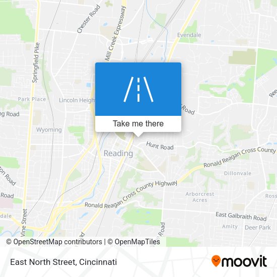 East North Street map