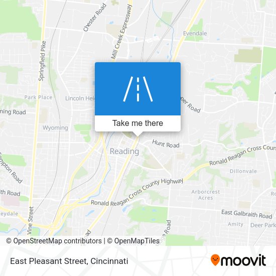 Mapa de East Pleasant Street