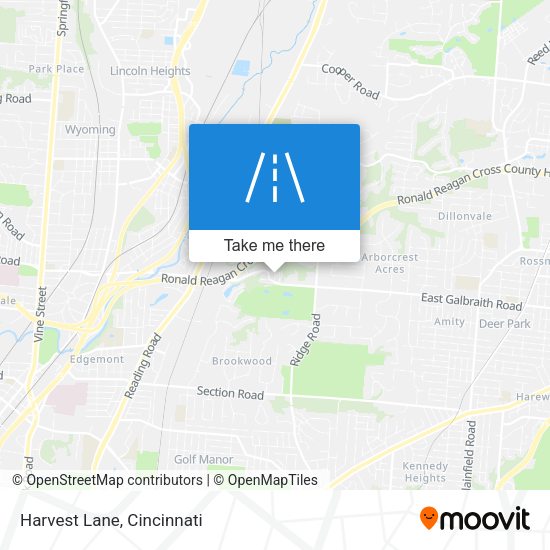 Mapa de Harvest Lane