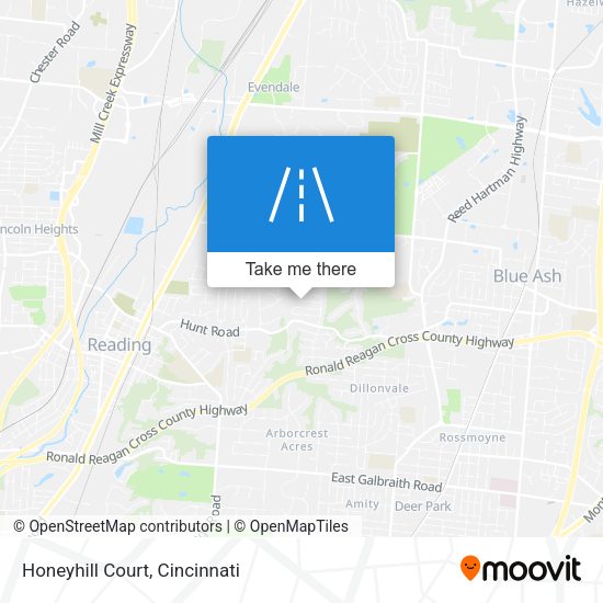 Honeyhill Court map