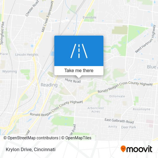 Mapa de Krylon Drive