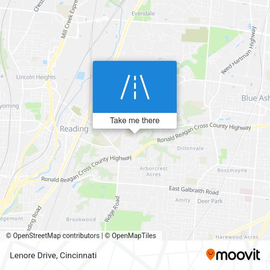 Mapa de Lenore Drive