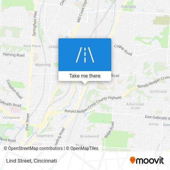 Mapa de Lind Street
