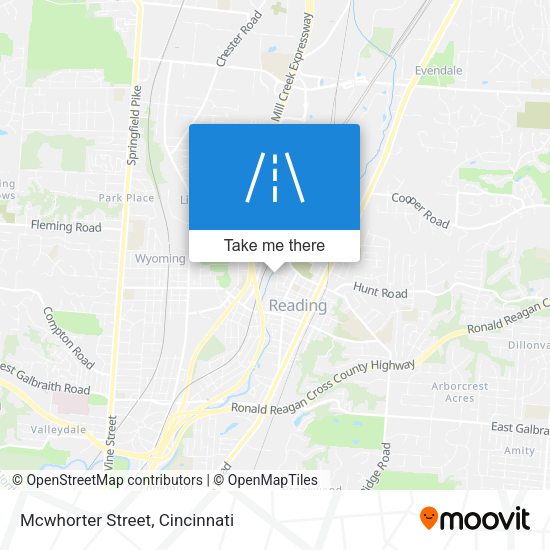 Mcwhorter Street map