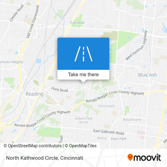 Mapa de North Kathwood Circle
