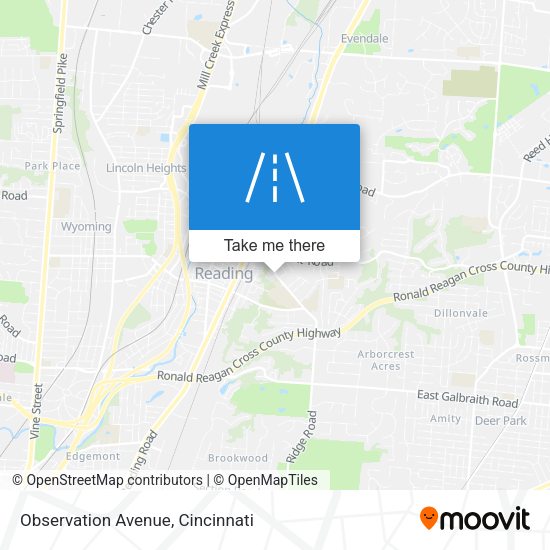 Mapa de Observation Avenue