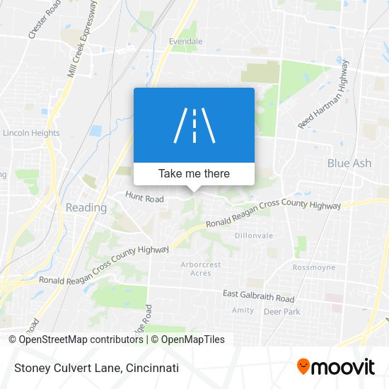 Stoney Culvert Lane map