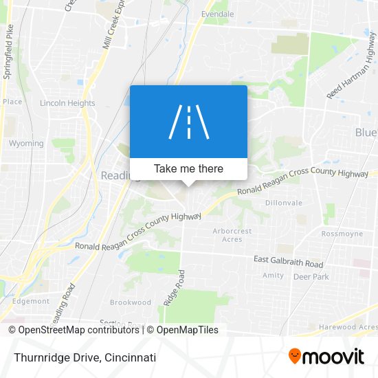 Thurnridge Drive map