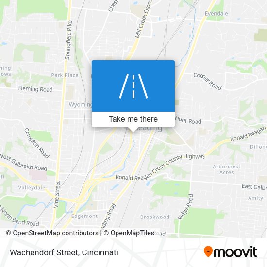 Mapa de Wachendorf Street