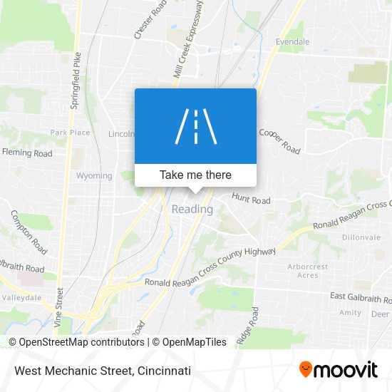 Mapa de West Mechanic Street