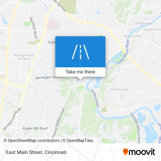 Mapa de East Main Street