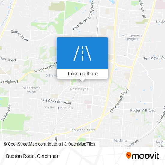 Mapa de Buxton Road
