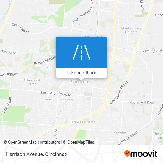 Mapa de Harrison Avenue